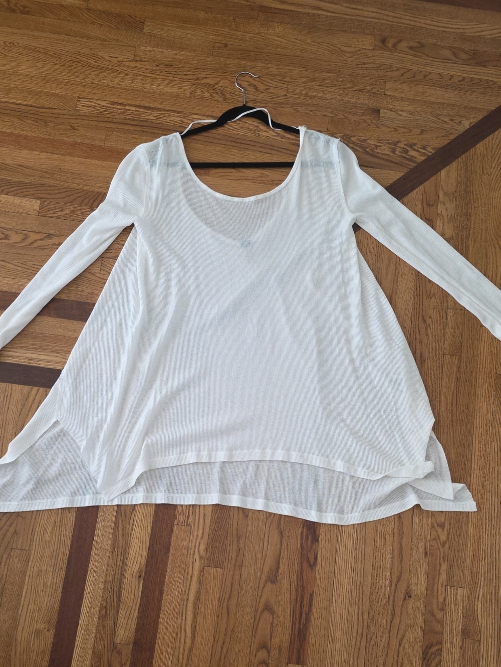 We The Free White Long Sleeve Flow Tunic